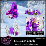 Christmas Candle Clusters 2