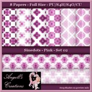 Pink Sinedots Paper Pack - FS - Set 02