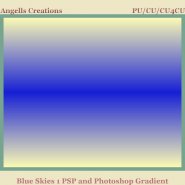 Blue Skies PSP and Photoshop Gradient 1