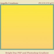 Bright Day PSP and Photoshop Gradient