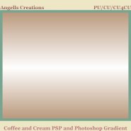 Coffee & Cream PSP and Photoshop Gradient