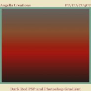 Dark Red PSP and Photoshop Gradient