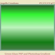 Green Glaze PSP and Photoshop Gradient