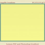 Lemon PSP and Photoshop Gradient