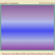 Mauves and Blue PSP and Photoshop Gradient