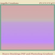 Mauve Stockings PSP and Photoshop Gradient