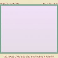 Pale Pale Grey PSP and Photoshop Gradient