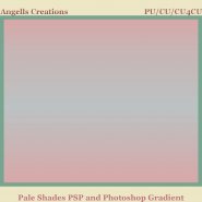 Pale Shades PSP and Photoshop Gradient