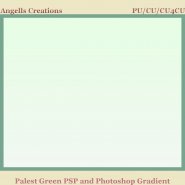 Palest Green PSP and Photoshop Gradient