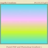 Pastels PSP and Photoshop Gradient 1