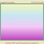 Pastels PSP and Photoshop Gradient 2