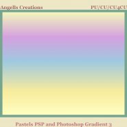 Pastels PSP and Photoshop Gradient 3