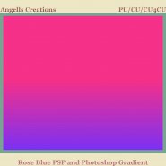 Rose Blue PSP and Photoshop Gradient
