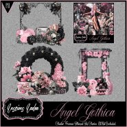 Angel Gothica Cluster Frames