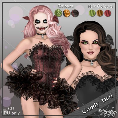 Candy doll tube