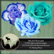 CCS-Blue Flowers PNG Mix