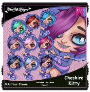Cheshire Kitty CU/PU Pack 2