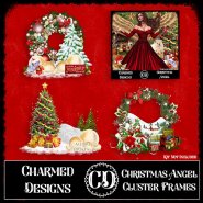 Christmas Angel Cluster/Embellishments