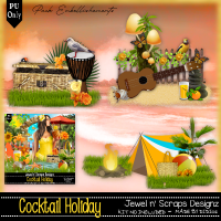 PU Embellishments - Cocktail Holiday