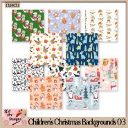 Children's Christmas Backgrounds 03 - CU4CU - FS