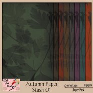 Autumn Paper Stash 01 - CU4CU - FS