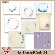 Floral Journal Cards 04 - CU4CU