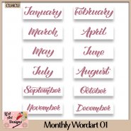Monthly Wordart 01 - CU4CU