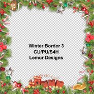 Winter Border 3 by Lemur Designs