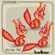 CU Vol. 707 Animals Squirrels
