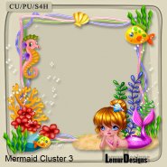 Mermaid Cluster 3 by Lemur Designs