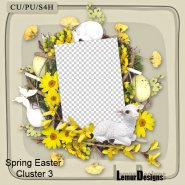 Spring Easter Cluster 3 by Lemur Designs