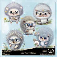 AI - Cute Baby Hedgehog