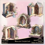 AI - Watercolor Fairytale Book