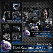 Black Cats and Lace Bundle