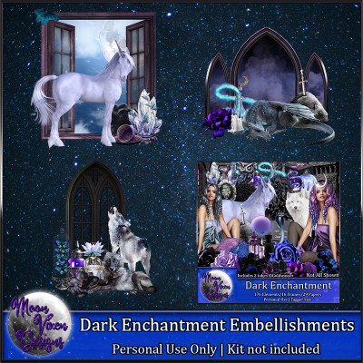 Dark Enchantment Embellishments