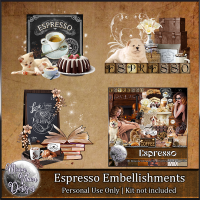 Espresso Embellishments