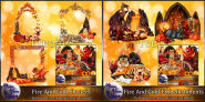 FREEBIE - Fire and Gold Clusters