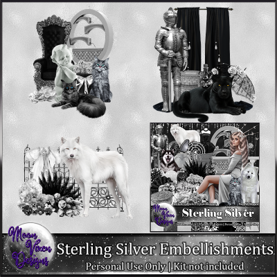 Sterling Silver Embellishments
