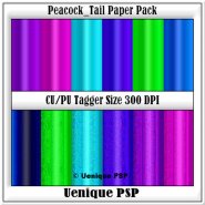 Peacock Tail Papers TS