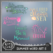 Summer Word Art 5