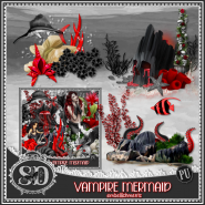 Vampire Mermaid Embellishments