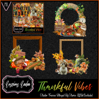 Thankful Vibes Cluster Frames