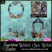 Wicked Sea Witch Cluster Frames
