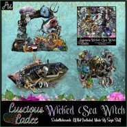 Wicked Sea Witch Embellishments