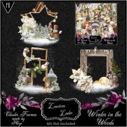 Winter in the Woods Cluster Frames