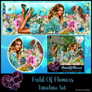 Field Of Flowers Timeline Set
