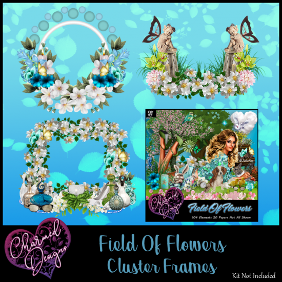 Field Of Flowers Cluster Frames - Click Image to Close