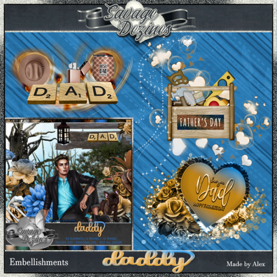 Daddy Embellishments - Click Image to Close