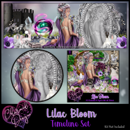 Lilac Bloom Timeline Set