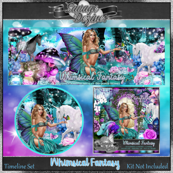 Whimsical Fantasy Timeline Set - Click Image to Close